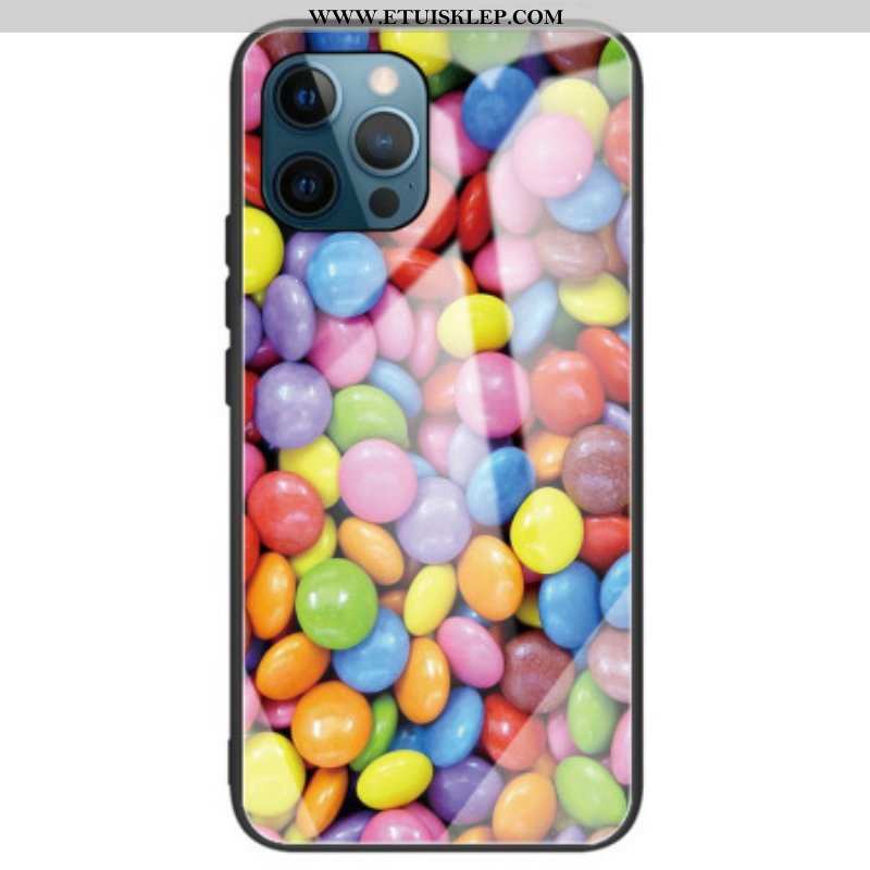 Etui do iPhone 14 Pro Max Cukierki Ze Szkła Hartowanego